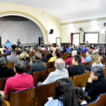 Paraná: con el salón magno de la Escuela Hogar colmado de militantes y referentes, el PJ recordó a Evita