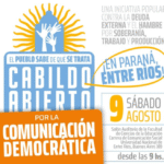 Paraná: la FCEDU será sede del Cabildo Abierto por la Comunicación Democrática