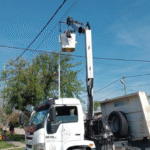 Santa Elena: se continúa trabajando en la modernización del sistema de alumbrado público