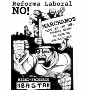 El PJ Paraná adhiere e invita a marchar frente a la avanzada legislativa de Milei