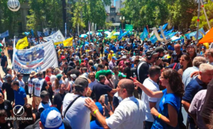 Contundente movilización en Rosario contra la reforma laboral