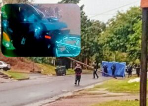 Paraná: otra vez una lluvia y una tragedia. Identificaron al motociclista fallecido en la madrugada
