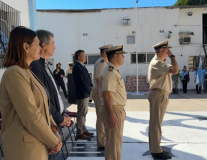 La Paz: Wensel acompañó a los aspirantes a Marineros en el inicio del ciclo lectivo