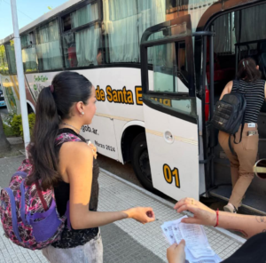 Santa Elena: se continúa acompañando a estudiantes con el boleto gratuito
