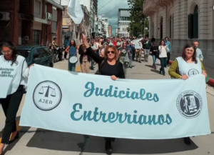 Judiciales movilizados reclamaron por mejoras salariales