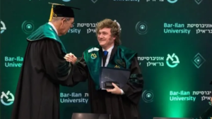 En su gira por Israel, Javier Milei recibió el Doctorado Honoris Causa de la Universidad Bar-Ilan