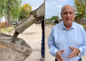 Santa Elena: Rossi se refirió a una nueva obra de pavimentación que supera los 40 millones de pesos