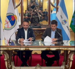 Valdés y Kicillof destacaron el federalismo y la cooperación entre provincias