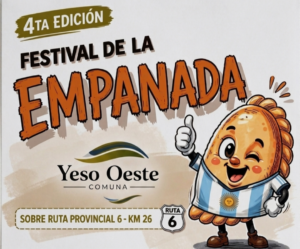 Yeso Oeste: se confirmó la 4ta edición de la Fiesta de la Empanada