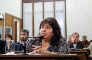 Nancy Miranda rompió con el bloque del PJ y oficializó su alejamiento con la creación del monobloque «Frente Cimarrón»