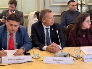 El intendente de La Paz, participó de una misión de Vinculación y Cooperación Estratégica