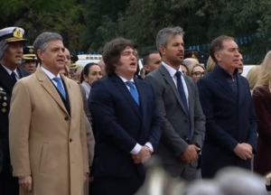 Para Milei, “la libertad se enfrenta a un nuevo conjunto de enemigos internos y externos”