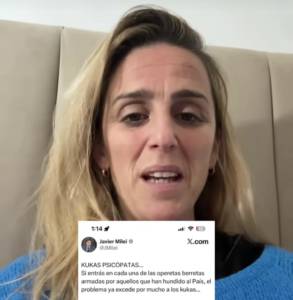 El Presidente Javier Milei decidió responderle a una mujer común que cerró su negocio y contó su realidad