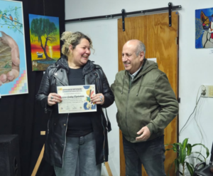 Santa Elena: Rossi acompañó y destacó la muestra realizada en Casa de la Cultura
