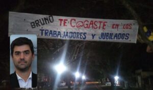 Sarubi, en el centro de la tormenta: fuerte escrache en La Paz y crecientes cuestionamientos a su construcción política