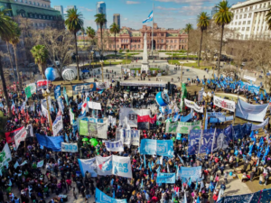 Llega la marcha por los endeudados