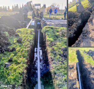 San Gustavo: el municipio amplía las conexiones al servicio de cloacas