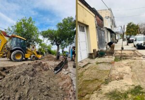 La Paz: continúan los trabajos de refacción de veredas