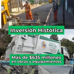 Santa Elena acelera las inversiones y prepara una transferencia de administración con más obras y equipamiento