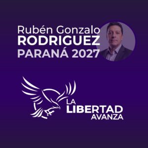 LLA Paraná pone primera para 2027: Rubén Gonzalo Rodríguez será candidato a intendente