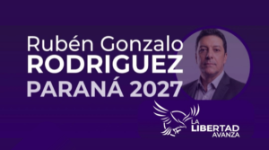 LLA Paraná pone primera para 2027: Rubén Gonzalo Rodríguez será candidato a intendente