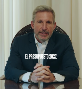 Frigerio destacó el presupuesto 2027: aseguró que se aumenta un 77% la inversión en obras